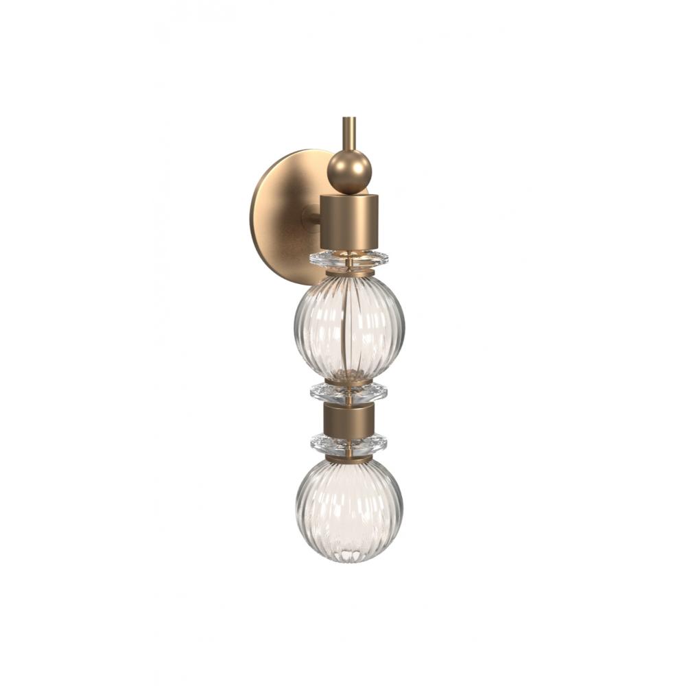 Avenue Lighting HF8902-AB Avra Collection Wall Sconce in Aged Brass