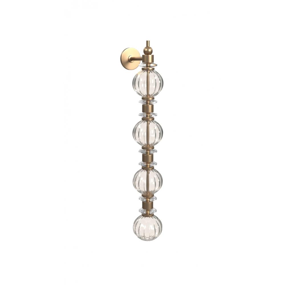 Avenue Lighting HF8904-AB Avra Collection Wall Sconce in Aged Brass