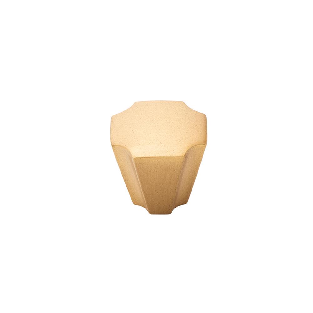 Belwith-Keeler B076635-BGB Monarch Collection Knob 1-1/8" X 1-1/8" Brushed Golden Brass Finish