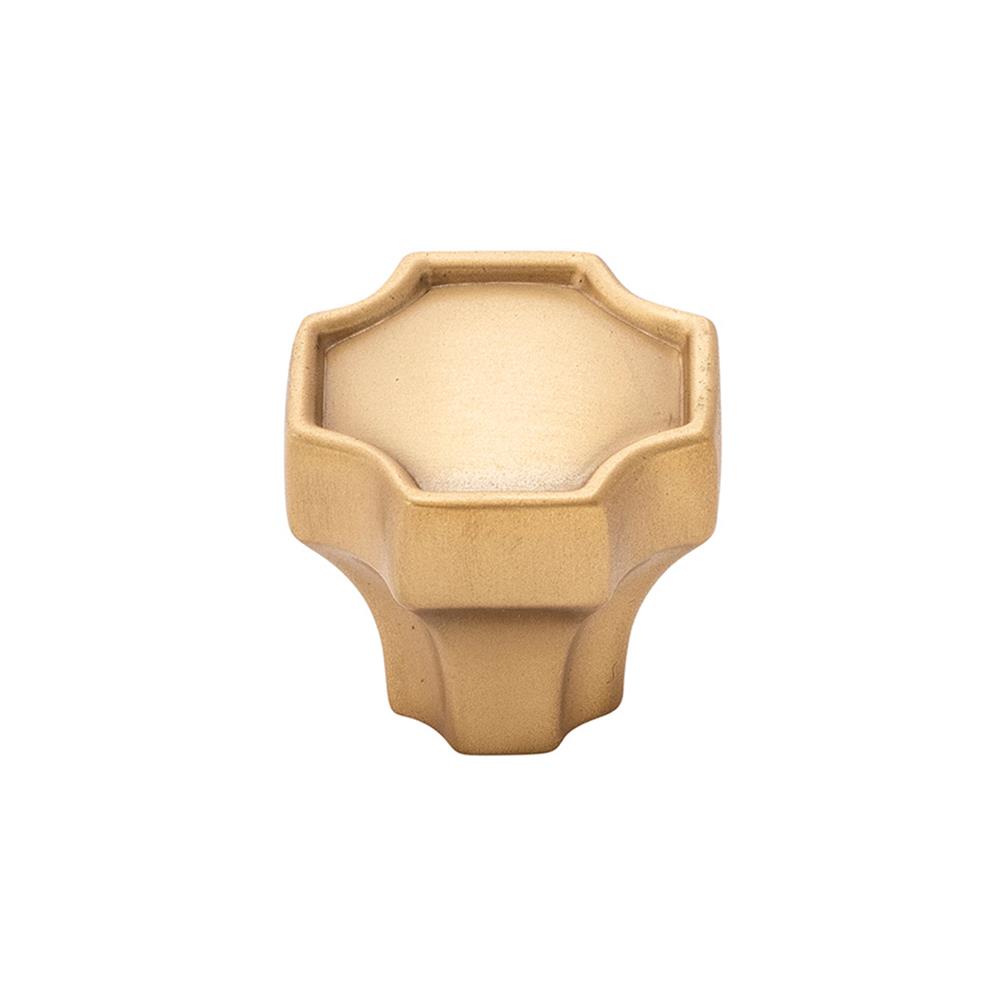 Belwith-Keeler B076636-BGB Monarch Collection Knob 1-1/4" X 1-1/4" Brushed Golden Brass Finish