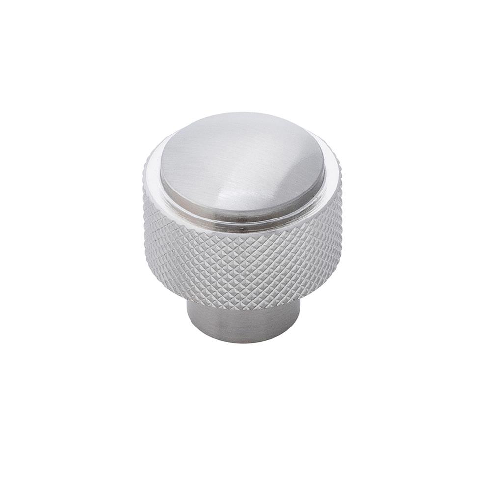 Belwith-Keeler B076865-SS Verge Collection Knob 1-3/16" Diameter Stainless Steel Finish