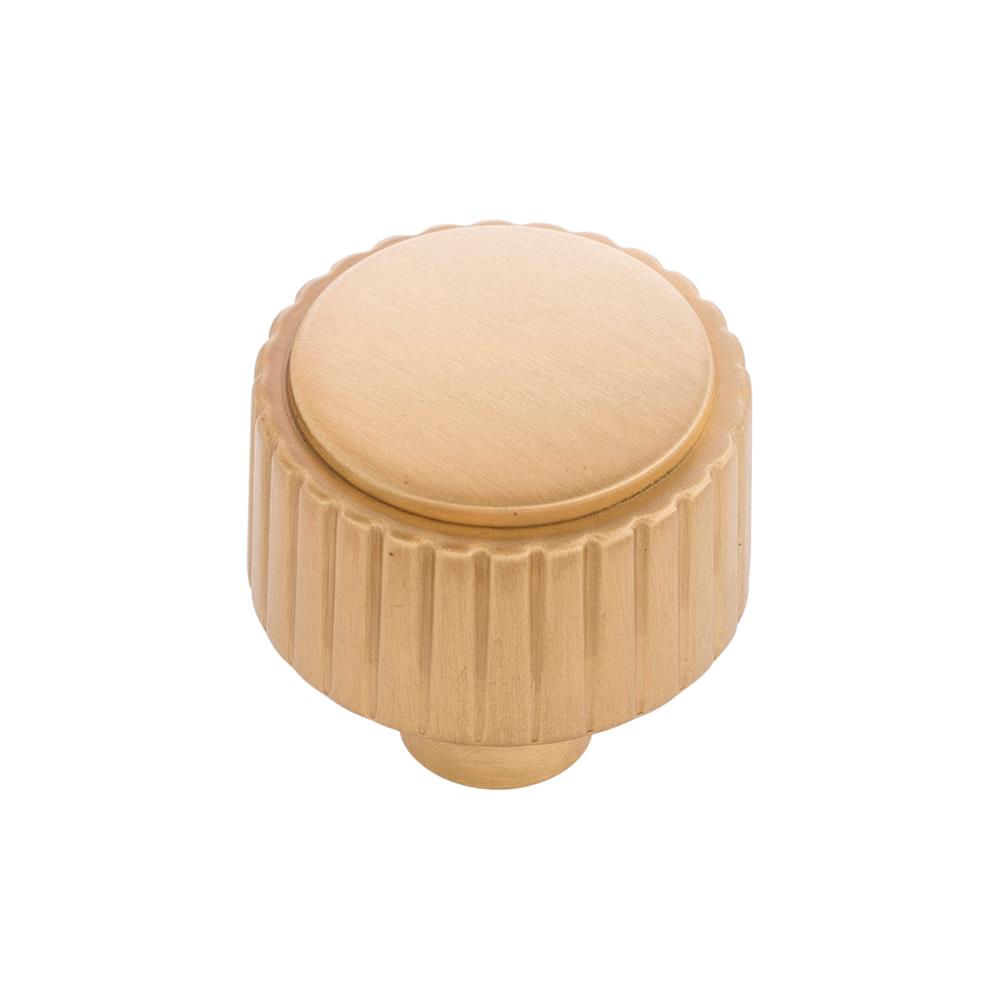 Belwith-Keeler B076883-BGB Sinclaire Collection Knob 1-1/4" Diameter Brushed Golden Brass Finish