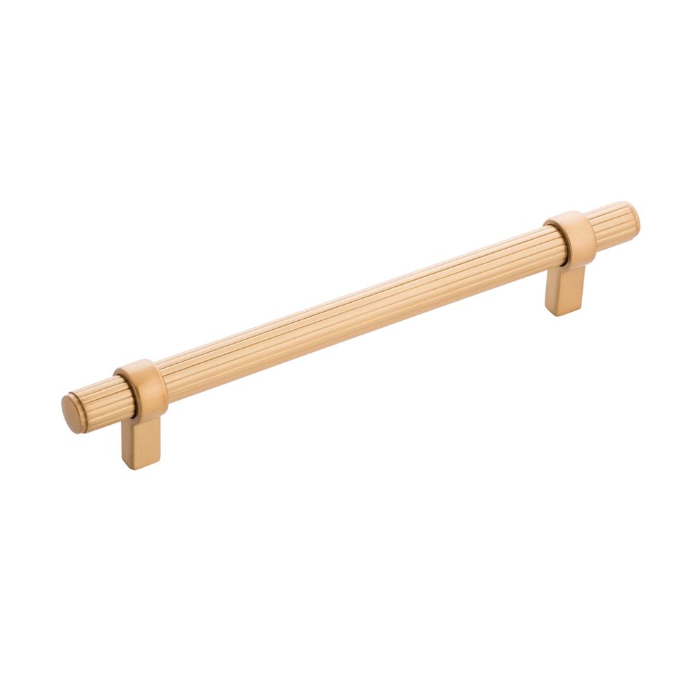 Belwith-Keeler B077051-BGB Sinclaire Collection Pull 6-5/16 Inch (160mm) Center to Center Brushed Golden Brass Finish
