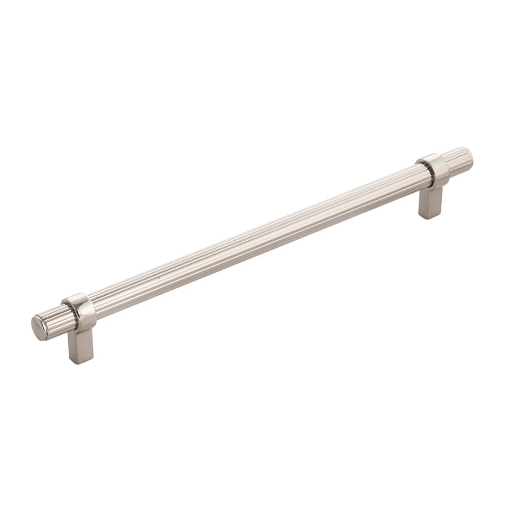 Belwith-Keeler B077053-14 Sinclaire Collection Pull 8-13/16 Inch (224mm) Center to Center Polished Nickel Finish