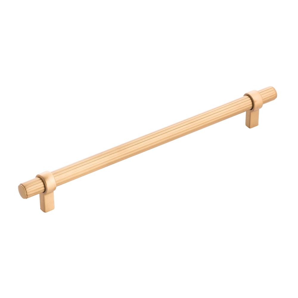 Belwith-Keeler B077053-BGB Sinclaire Collection Pull 8-13/16 Inch (224mm) Center to Center Brushed Golden Brass Finish
