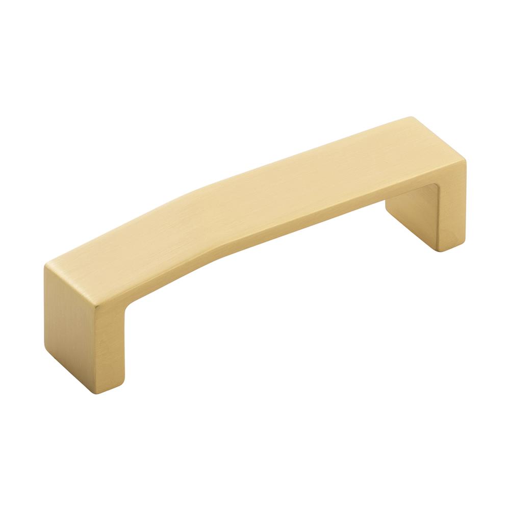 Belwith-Keeler B077154-BGB Veer Collection Pull 3-3/4 Inch (96mm) Center to Center Brushed Golden Brass Finish