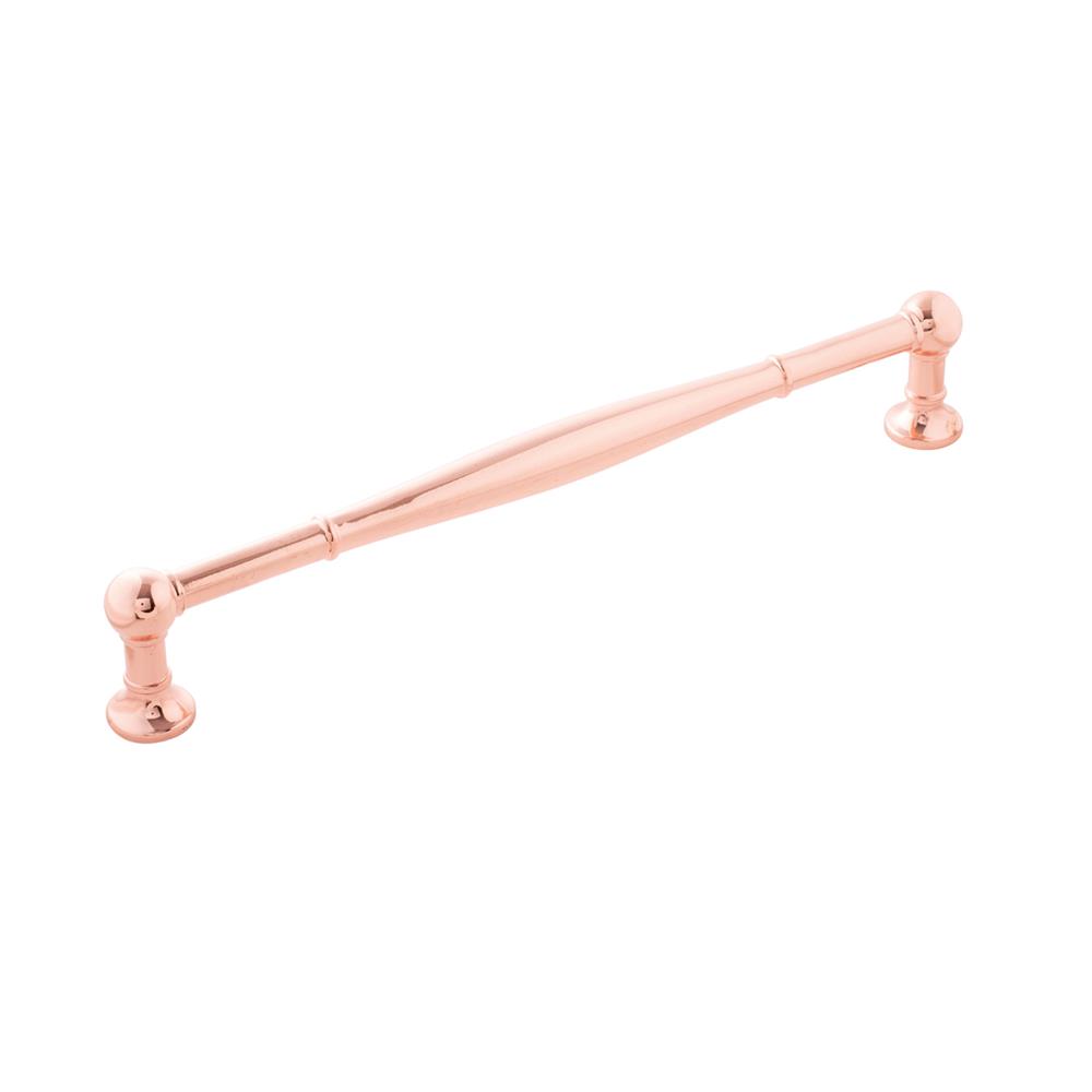Belwith-Keeler B077277-CP Fuller Collection Pull 12 Inch Center to Center Polished Copper Finish