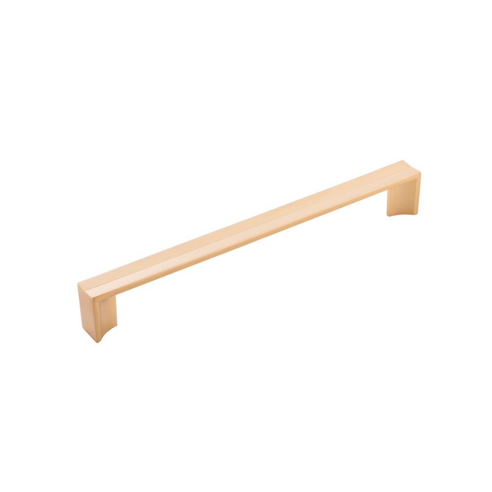 Belwith-Keeler B077287-BGB Avenue Collection Pull 12 Inch Center to Center Brushed Golden Brass Finish