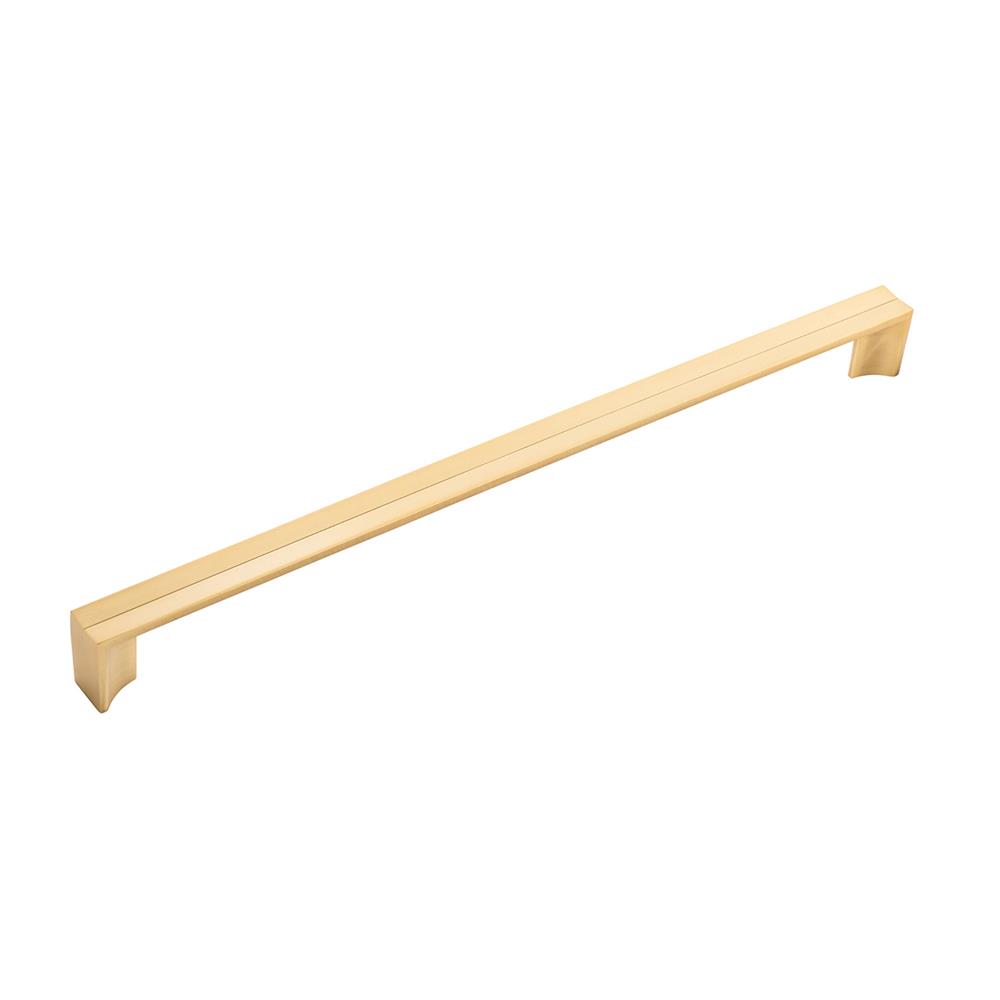 Belwith-Keeler B077289-BGB Avenue Collection Pull 18 Inch Center to Center Brushed Golden Brass Finish