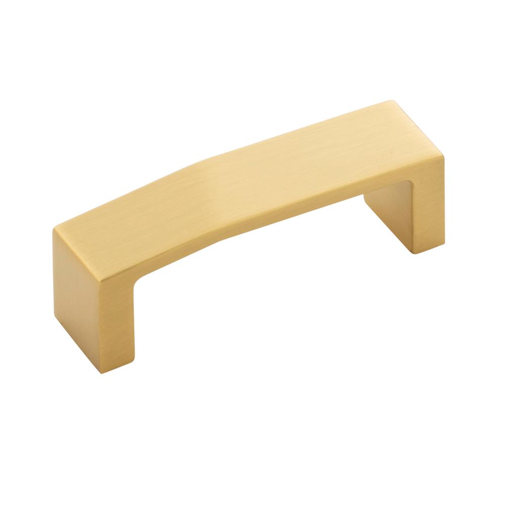 Belwith-Keeler B077400-BGB Veer Collection Pull 3 Inch Center to Center Brushed Golden Brass Finish