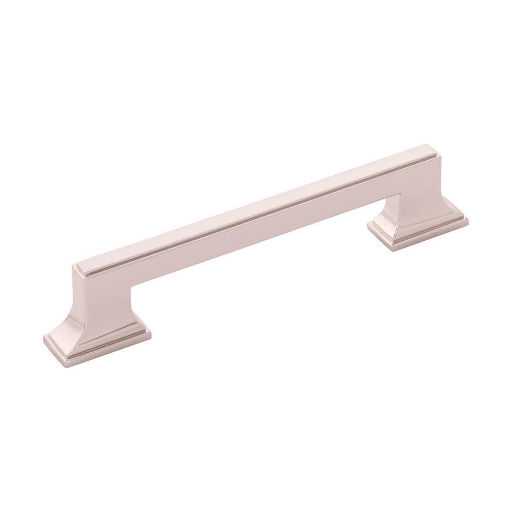 Belwith-Keeler B077462-14 Brownstone Collection Pull 5-1/16 Inch (128mm) Center to Center Polished Nickel Finish