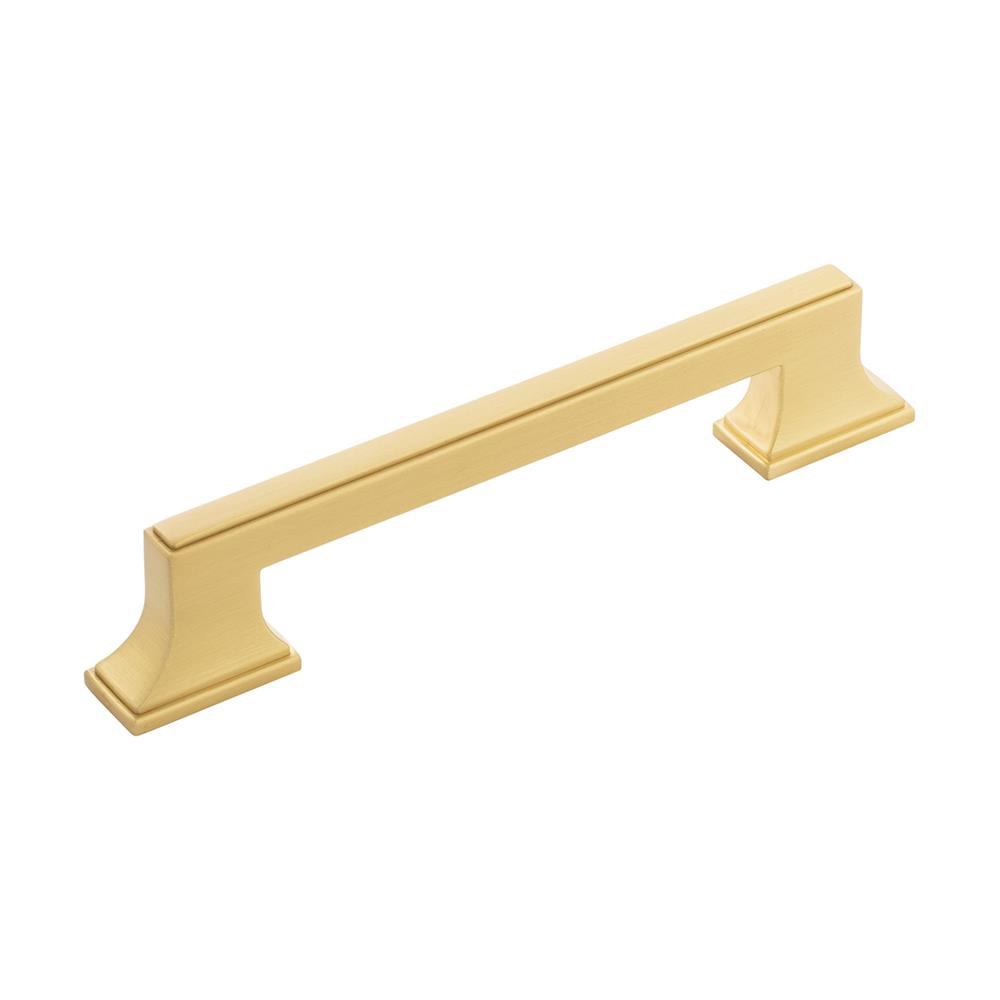 Belwith-Keeler B077462-BGB Brownstone Collection Pull 5-1/16 Inch (128mm) Center to Center Brushed Golden Brass Finish