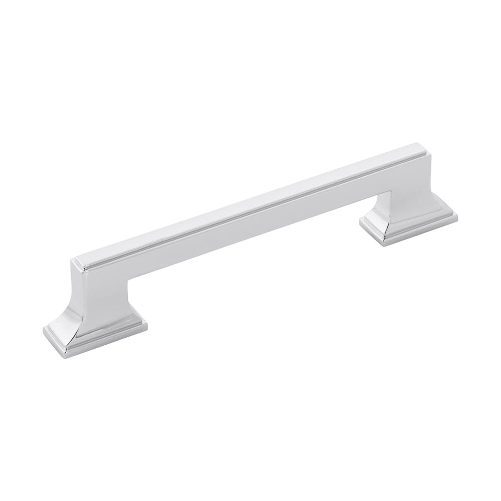 Belwith-Keeler B077462-CH Brownstone Collection Pull 5-1/16 Inch (128mm) Center to Center Chrome Finish