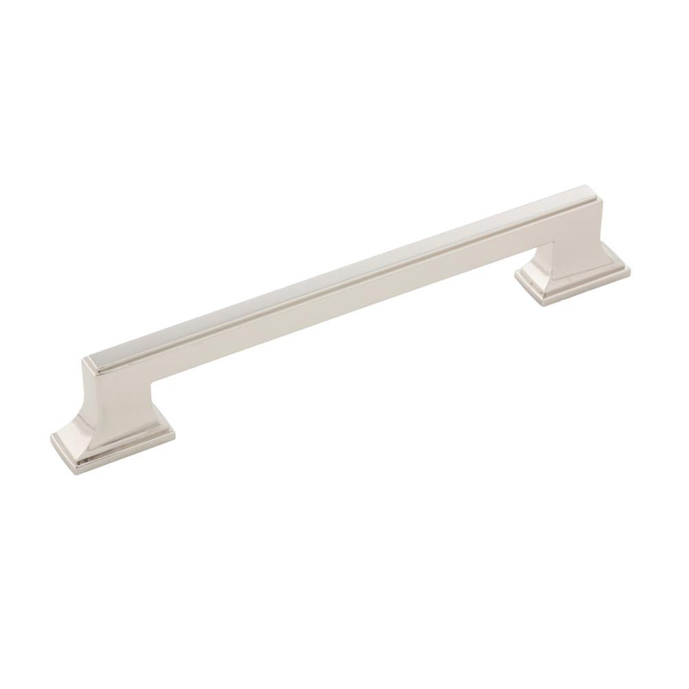 Belwith-Keeler B077463-14 Brownstone Collection Pull 6-5/16 Inch (160mm) Center to Center Polished Nickel Finish