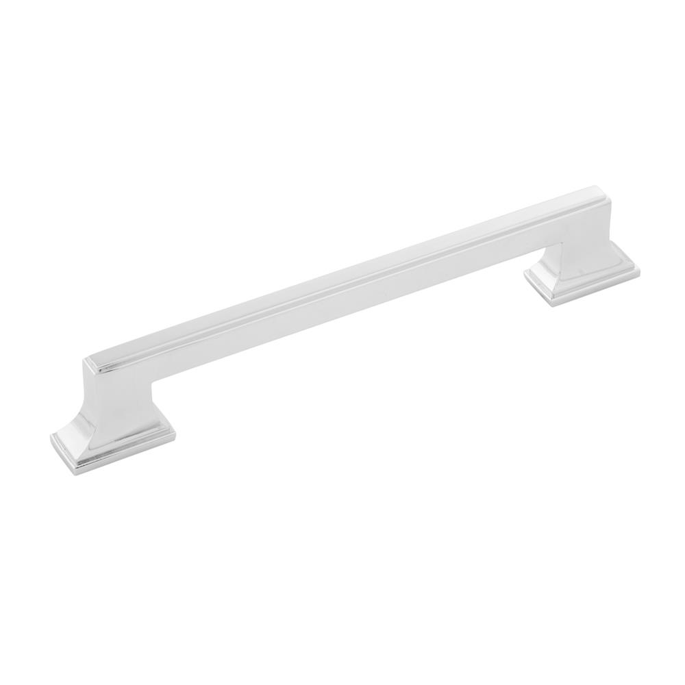 Belwith-Keeler B077463-CH Brownstone Collection Pull 6-5/16 Inch (160mm) Center to Center Chrome Finish