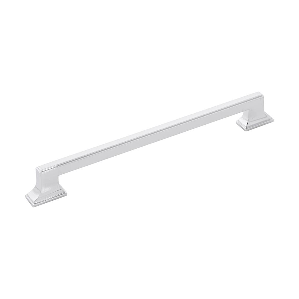 Belwith-Keeler B077464-CH Brownstone Collection Pull 8-13/16 Inch (224mm) Center to Center Chrome Finish