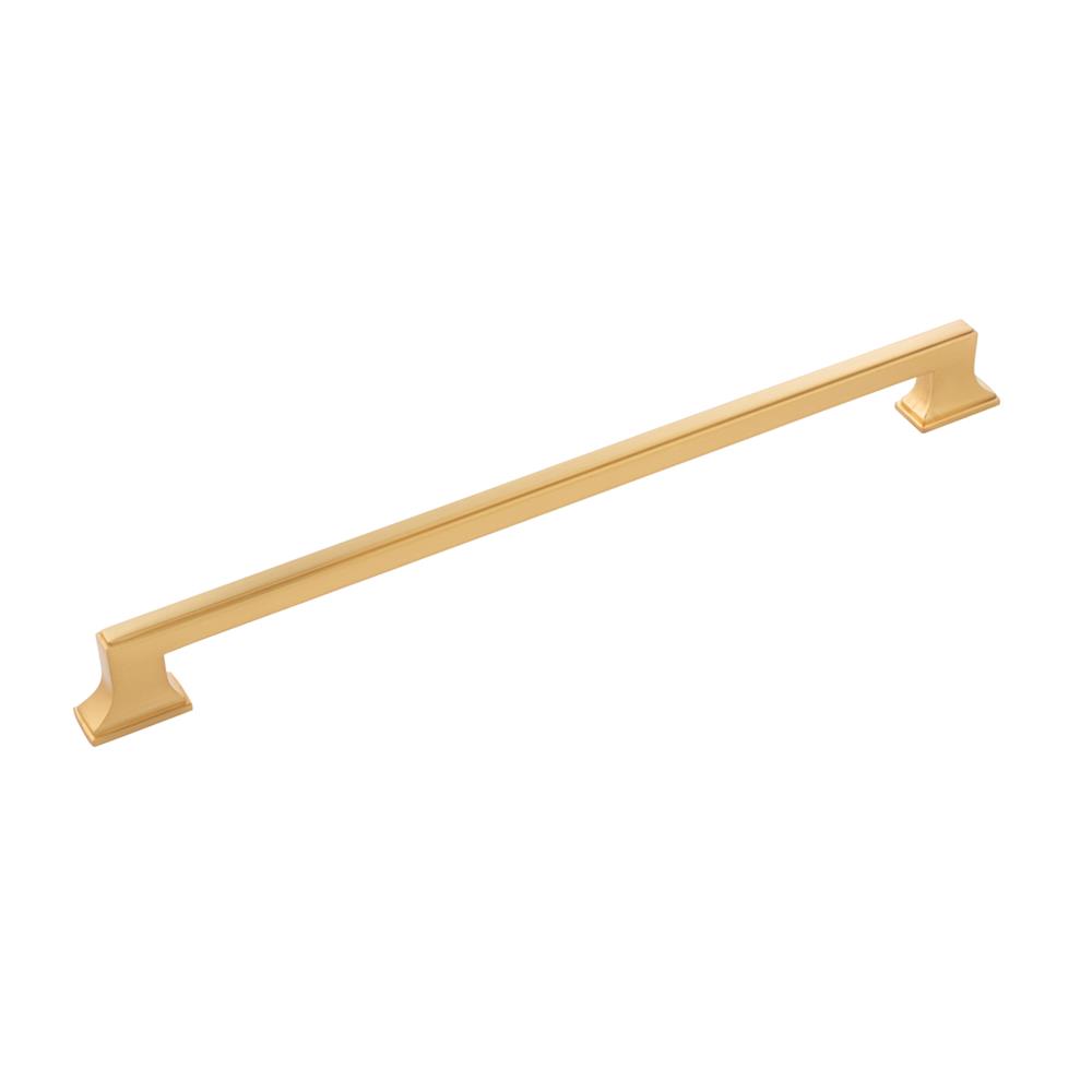 Belwith-Keeler B077465-BGB Brownstone Collection Pull 12 Inch Center to Center Brushed Golden Brass Finish