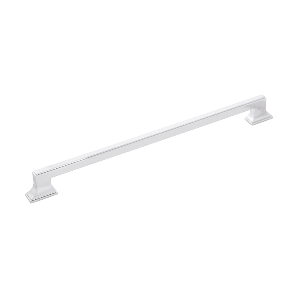 Belwith-Keeler B077465-CH Brownstone Collection Pull 12 Inch Center to Center Chrome Finish