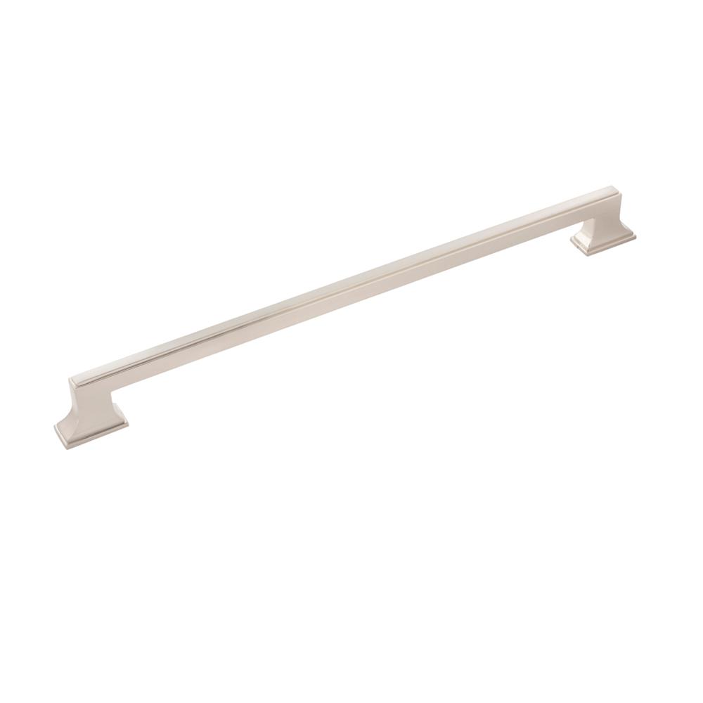 Belwith-Keeler B077465-SN Brownstone Collection Pull 12 Inch Center to Center Satin Nickel Finish