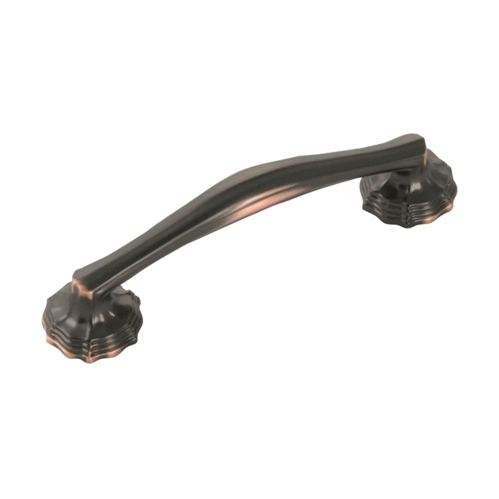 Belwith-Keeler B055547-OBH Verona Collection Pull 3 Inch Center to Center Oil-Rubbed Bronze Highlighted Finish