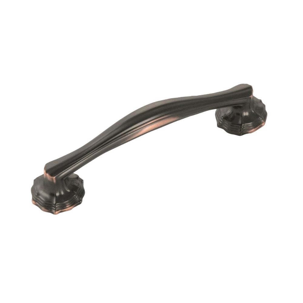 Belwith-Keeler B055548-OBH Verona Collection Pull 3-3/4 Inch (96mm) Center to Center Oil-Rubbed Bronze Highlighted Finish