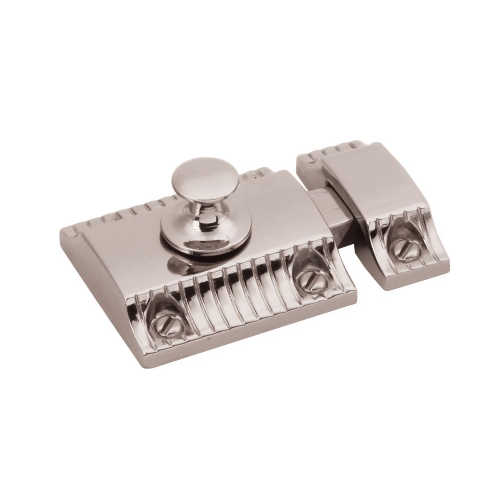 Belwith-Keeler B056714-14 Vintage 1900 Collection Latch 2-7/16 Inch X 1-9/16 Inch Polished Nickel Finish