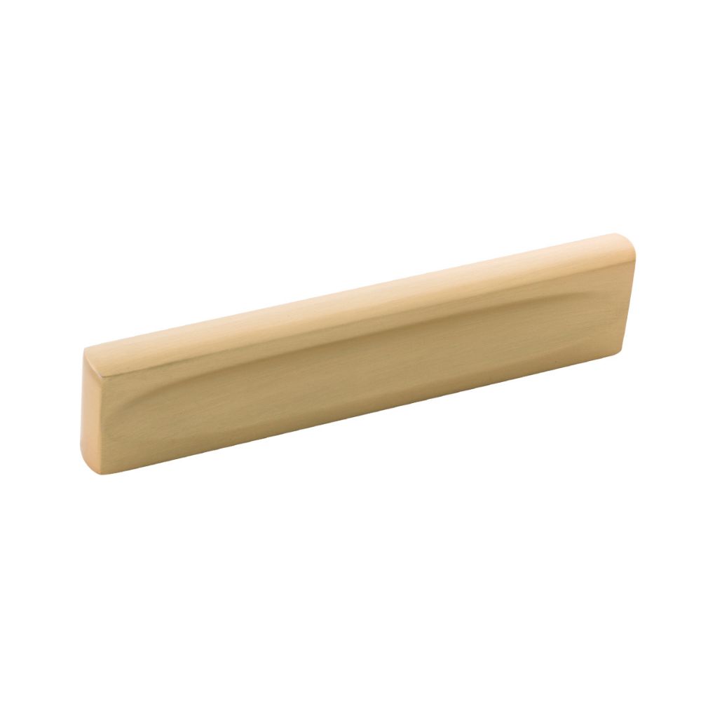 Belwith-Keeler B076042-BGB Ingot Collection Pull 3-3/4 Inch (96mm) Center to Center Brushed Golden Brass Finish