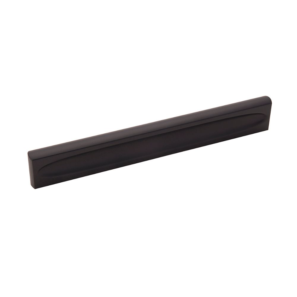 Belwith-Keeler B076043-MB Ingot Collection Pull 6-5/16 Inch (160mm) Center to Center Matte Black Finish