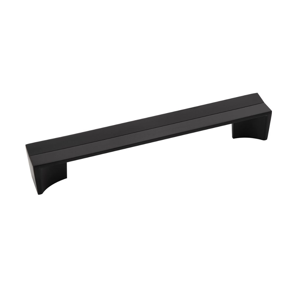 Belwith-Keeler B076091-MB Avenue Collection Pull 6-5/16 Inch (160mm) Center to Center Matte Black Finish