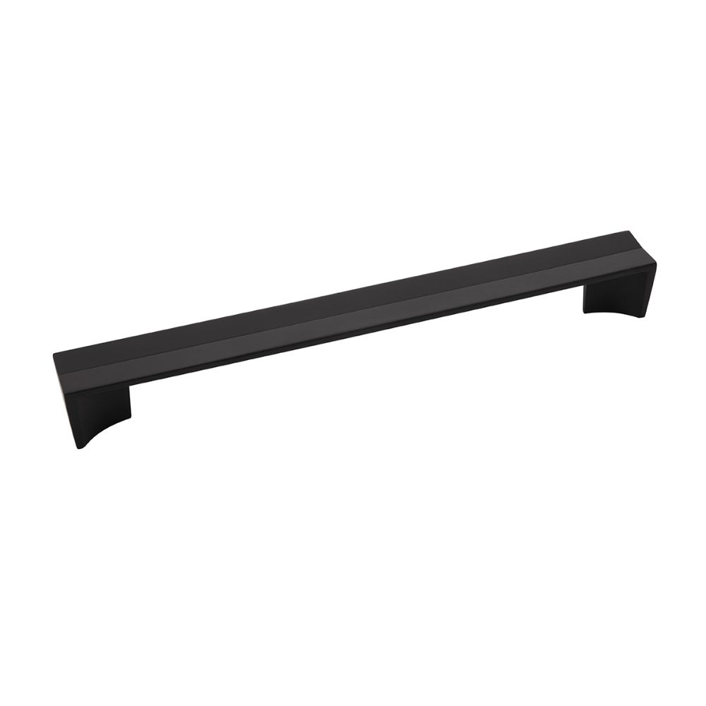 Belwith-Keeler B076093-MB Avenue Collection Pull 8-13/16 Inch (224mm) Center to Center Matte Black Finish