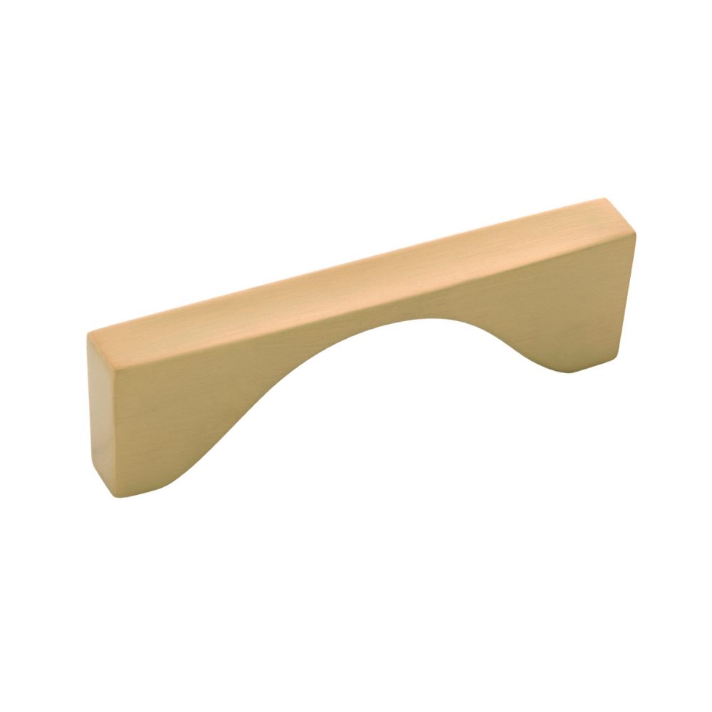 Belwith-Keeler B076148-BGB Channel Collection Pull 3 Inch Center to Center Brushed Golden Brass Finish