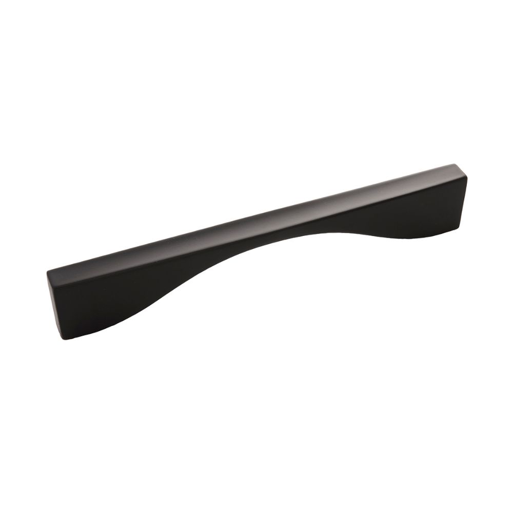 Belwith-Keeler B076151-MB Channel Collection Pull 6-5/16 Inch (160mm) Center to Center Matte Black Finish