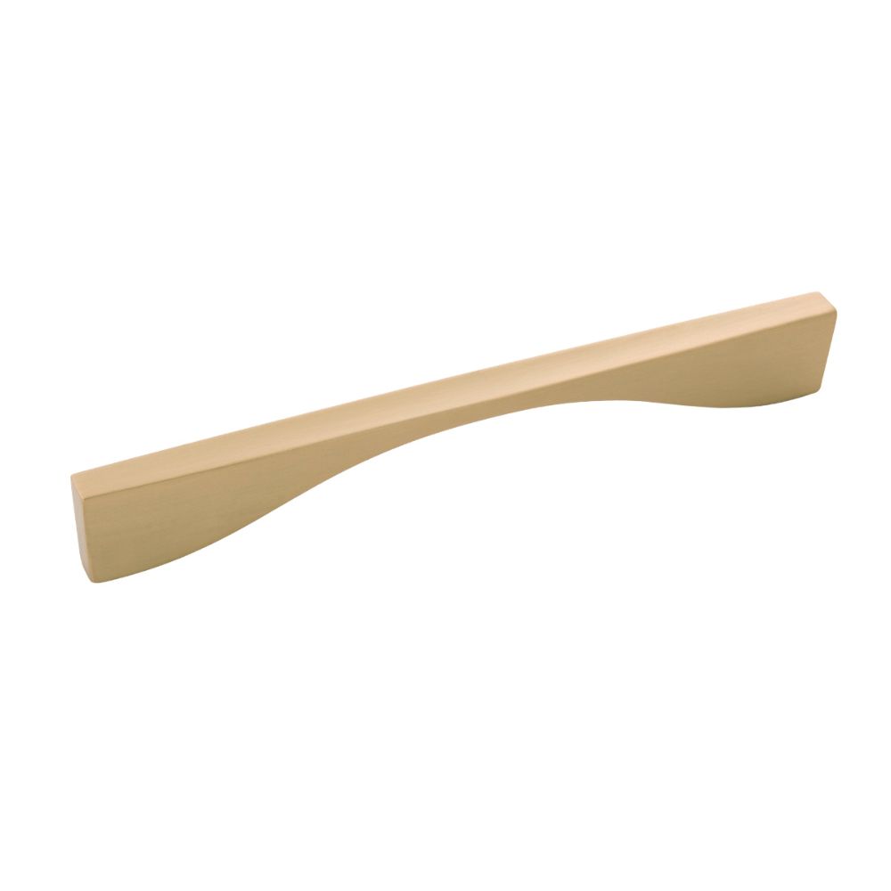 Belwith-Keeler B076152-BGB Channel Collection Pull 7-9/16 Inch (192mm) Center to Center Brushed Golden Brass Finish