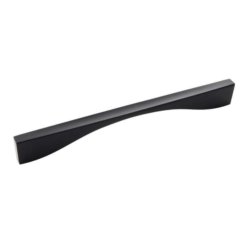 Belwith-Keeler B076153-MB Channel Collection Pull 8-13/16 Inch (224mm) Center to Center Matte Black Finish