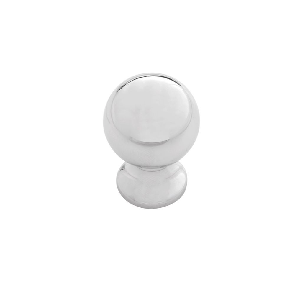 Belwith-Keeler B076288-CH Fuller Collection Knob 1 Inch Diameter Chrome Finish