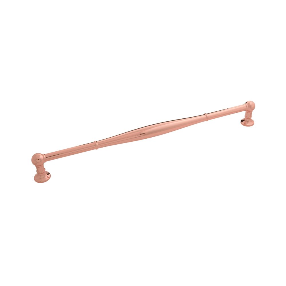 Belwith-Keeler B076294-CP Fuller Collection Pull 12 Inch Center to Center Polished Copper Finish