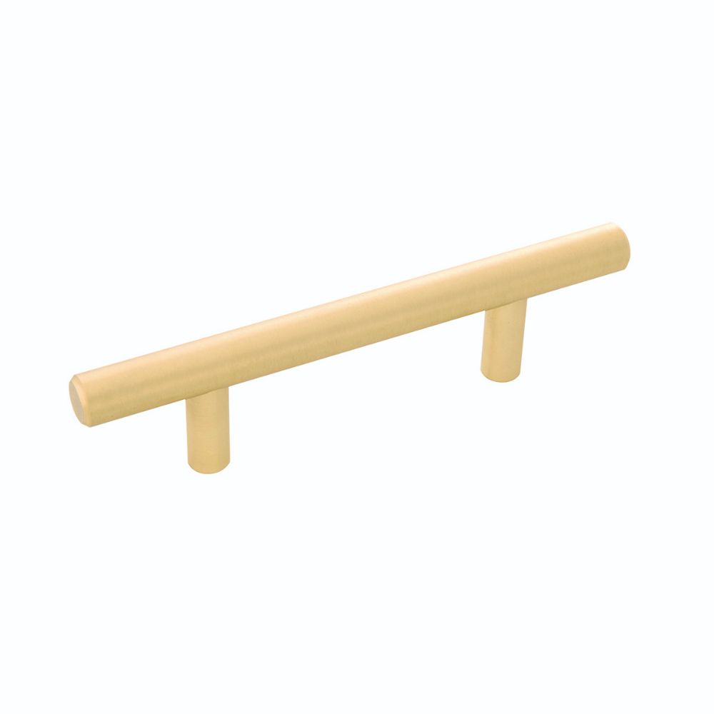 Belwith-Keeler B076751-RLB Contemporary Bar Pulls Collection Pull 3 Inch Center to Center Royal Brass Finish