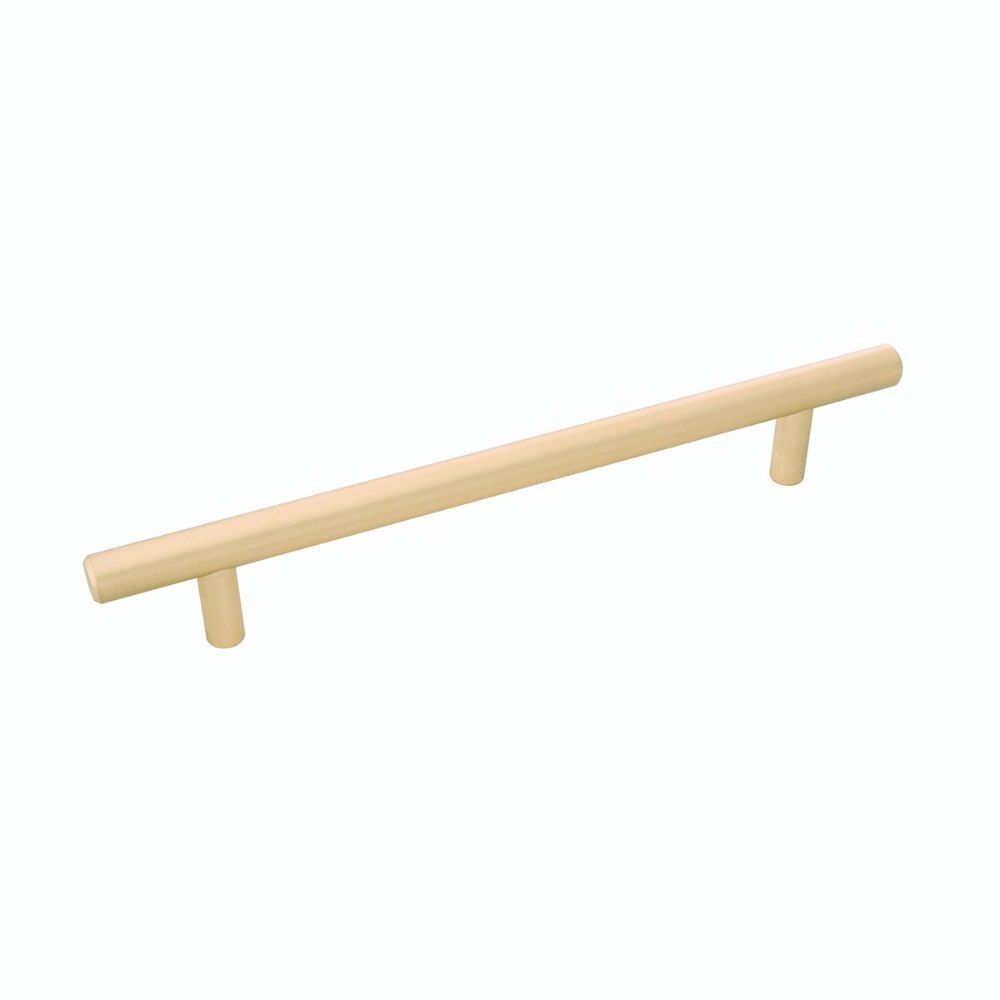 Belwith-Keeler B076754-RLB Contemporary Bar Pulls Collection Pull 6-5/16 Inch (160mm) Center to Center Royal Brass Finish