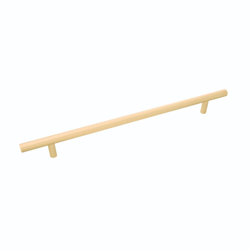 Belwith-Keeler B076756-RLB Contemporary Bar Pulls Collection Pull 10-1/16 Inch (256mm) Center to Center Royal Brass Finish