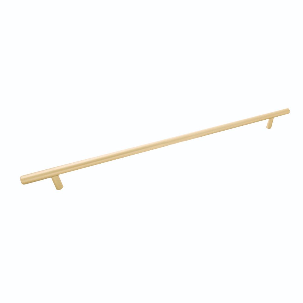 Belwith-Keeler B076757-RLB Contemporary Bar Pulls Collection Pull 12-5/8 Inch (320mm) Center to Center Royal Brass Finish