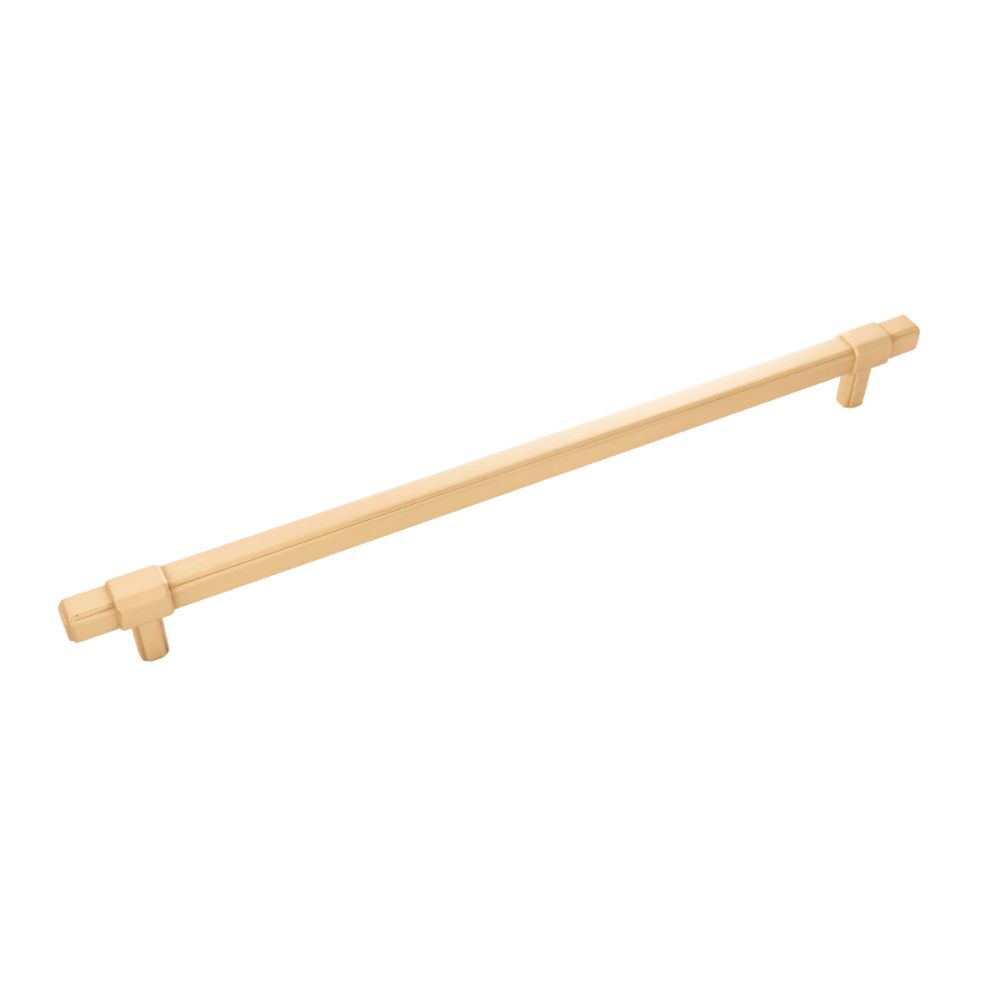 Belwith-Keeler B076902-BGB Monroe Collection Pull 12 Inch Center to Center Brushed Golden Brass Finish