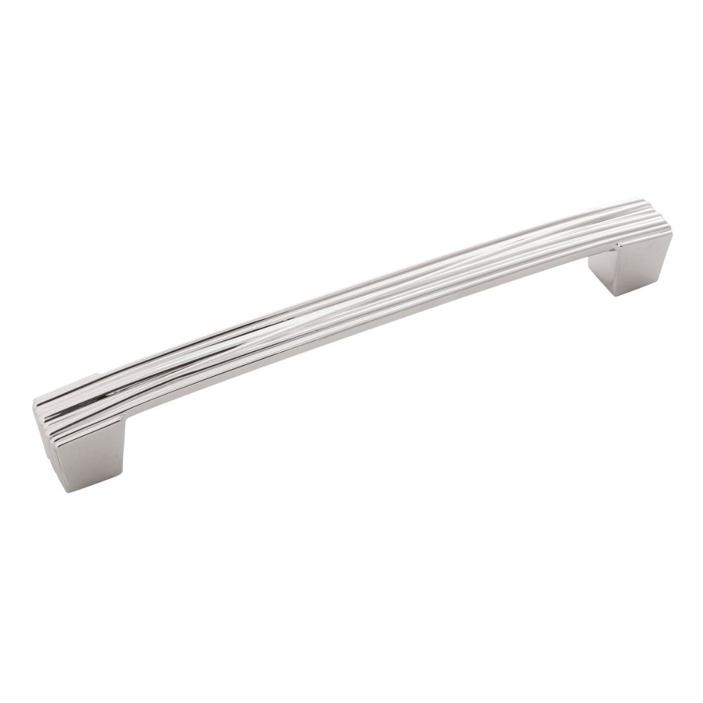 Belwith-Keeler B077067-14 Fermata Collection Pull 7-9/16 Inch (192mm) Center to Center Polished Nickel Finish
