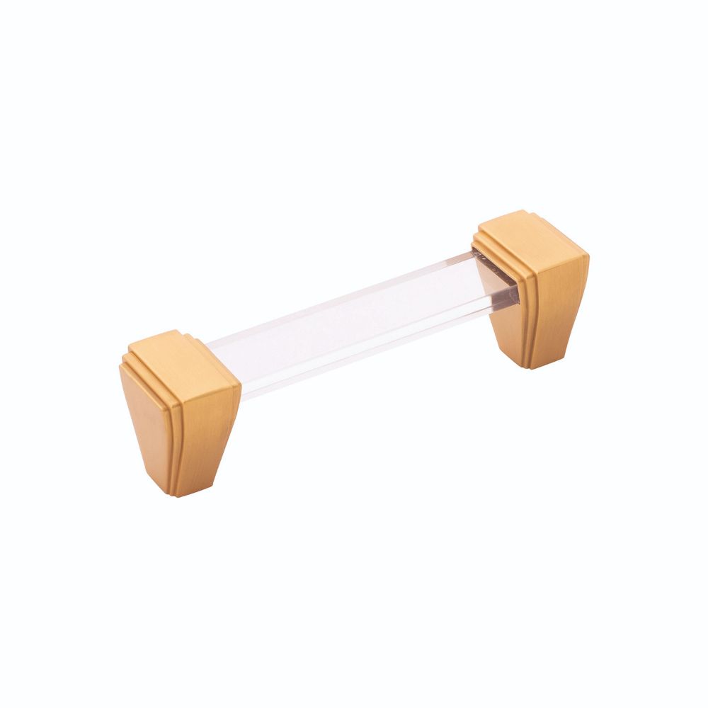 Belwith Keeler B077503-BGB Belleclaire Pull, 96mm C/c in Brushed Golden Brass