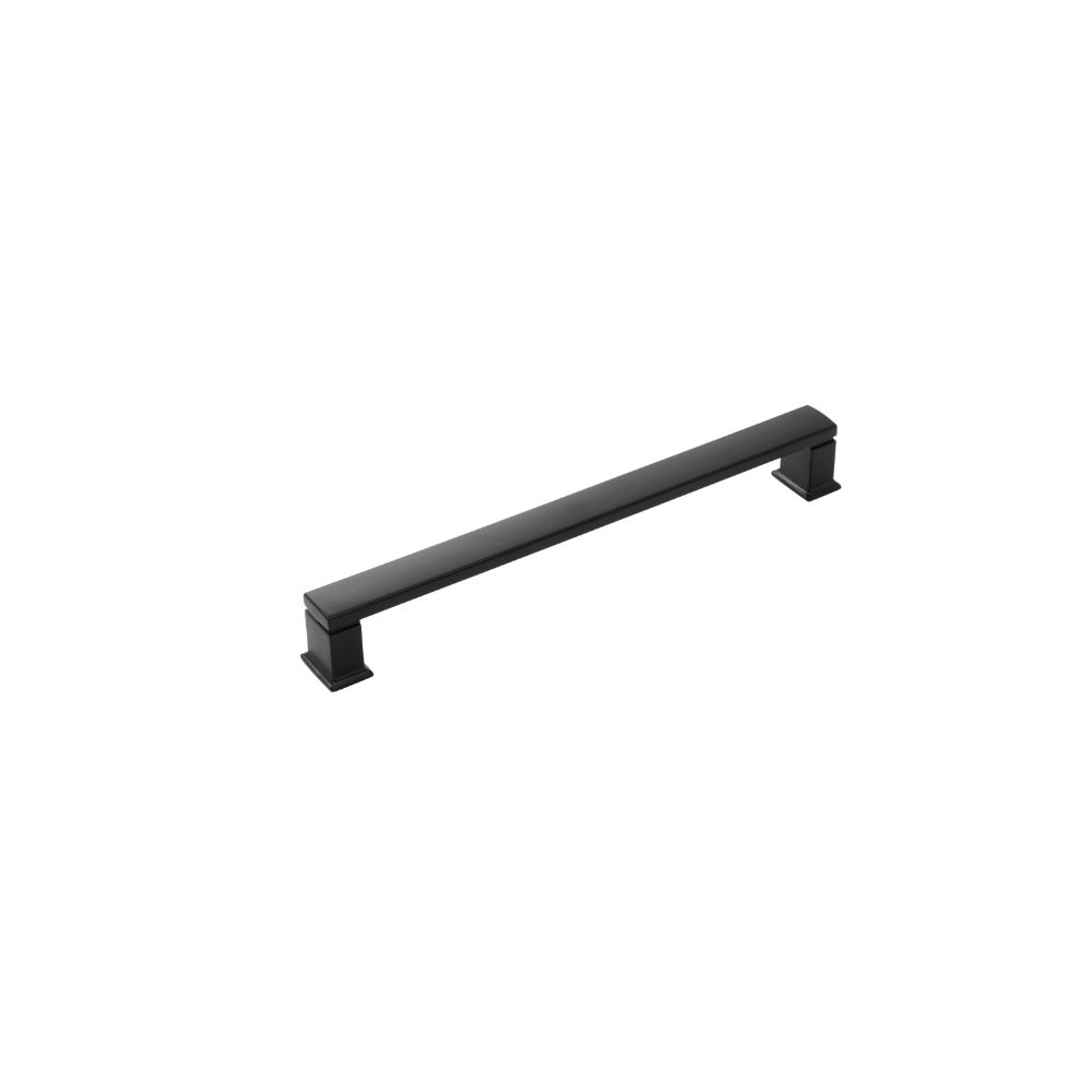 Belwith Keeler B077932MB Cambridge Collection Appliance Pull 12 Inch Center to Center Matte Black Finish