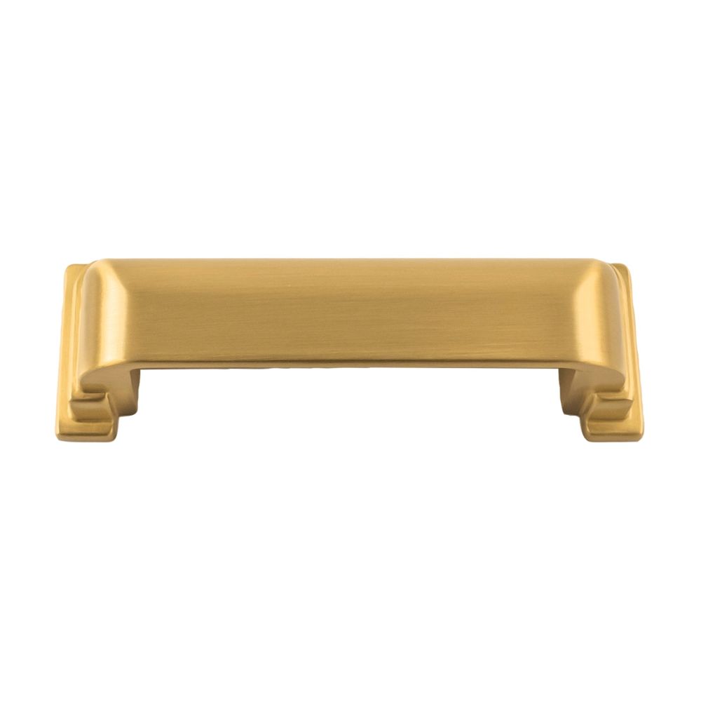 Belwith Keeler B077958BGB Brighton Cup Pull, 96mm C/C in Brushed Golden Brass