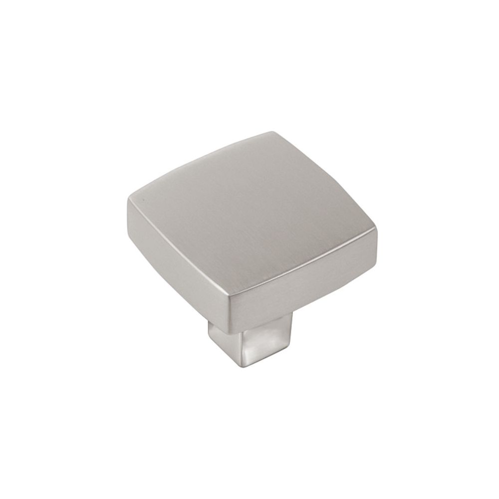Belwith Keeler B077986SN Coventry Knob 1 1/4" Square in Satin Nickel