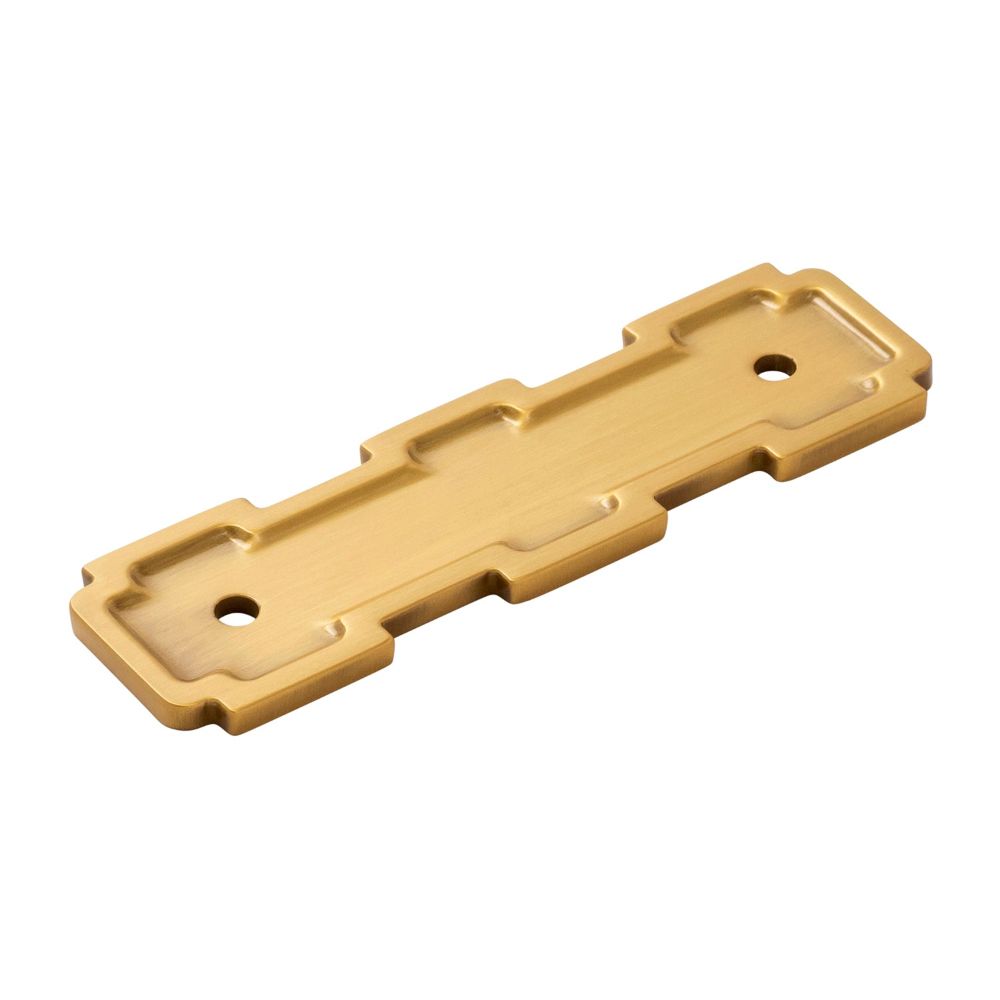 Belwith Keeler B077996BGB Coventry Backplate, 3" C/C in Brushed Golden Brass