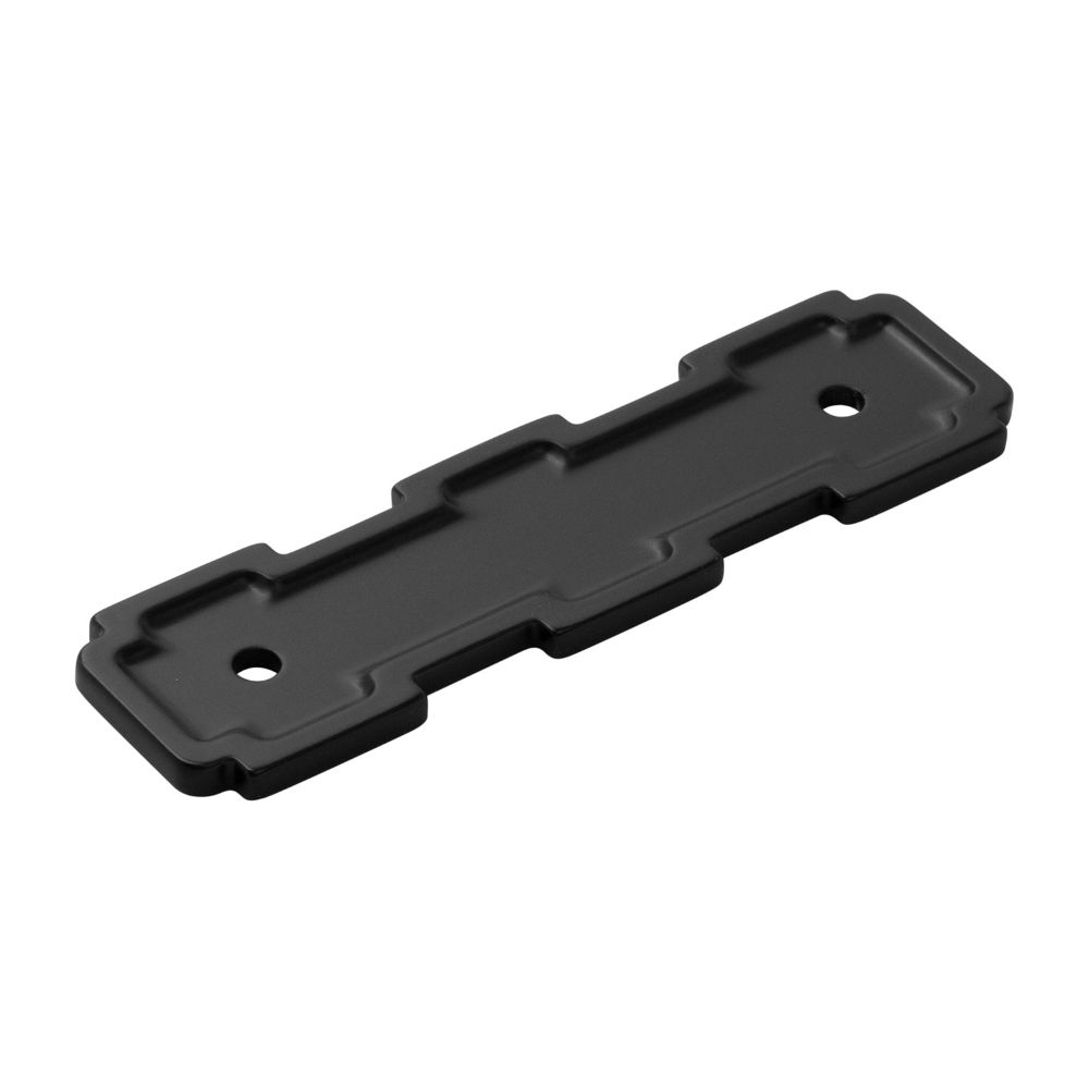 Belwith Keeler B077996MB Coventry Backplate, 3" C/C in Matte Black
