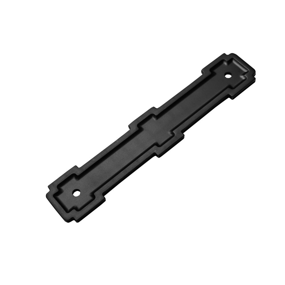 Belwith Keeler B077998MB-10B Coventry Backplate, 128mm C/C, 10 Pack in Matte Black