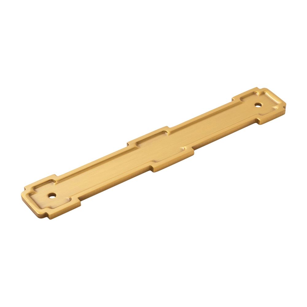 Belwith Keeler B077999BGB Coventry Backplate, 160mm C/C in Brushed Golden Brass